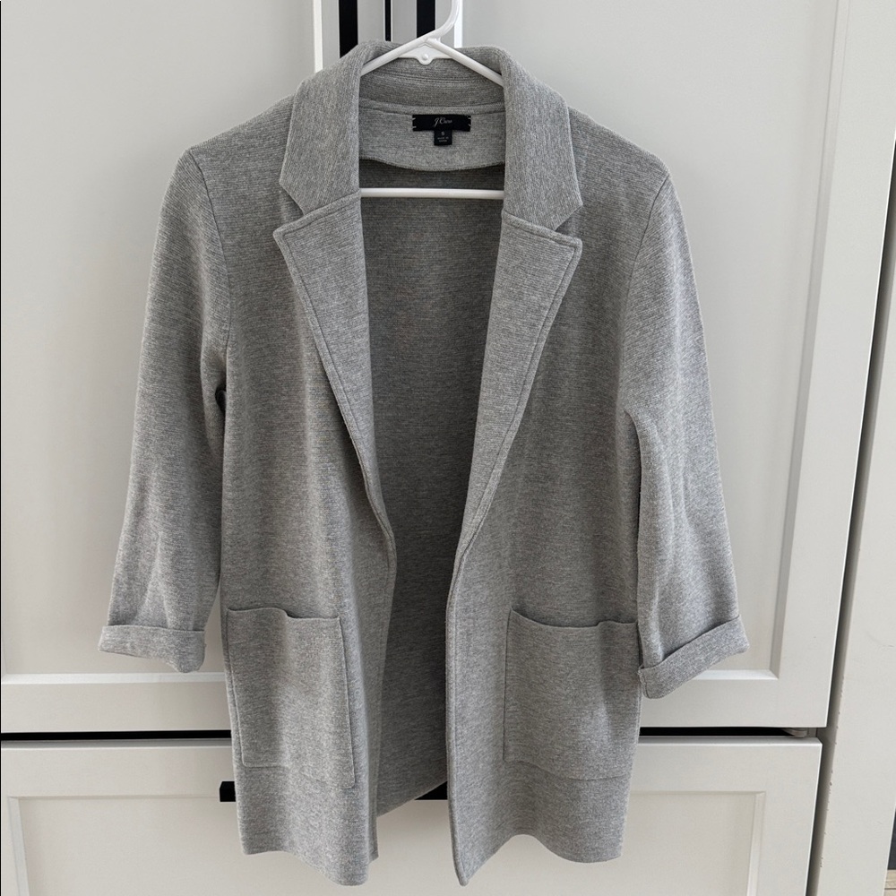 J. Crew Light Gray Knit Sweater